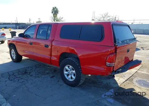 2004 Dodge Dakota Quad Sport из США, поврежденный, VIN 1D7HL38K34S565473